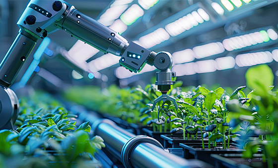 機器人為植物葉片注入感測器監測水分與基因